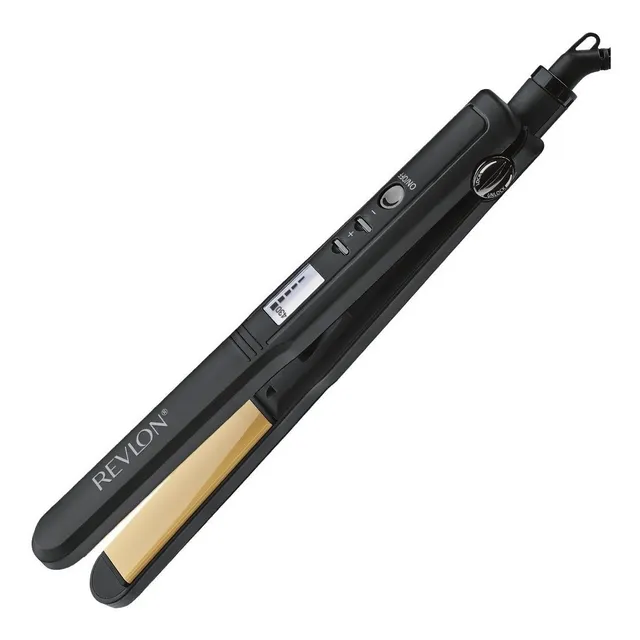 Plancha Alaciadora Cabello Revlon Placas Silicon 1 Negra