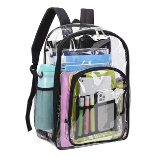 Mochila Transparente De Mujer Hombre Escolar Estilo Coreano Mochila Transparente De Mujer Hombre Escolar Estilo Coreano