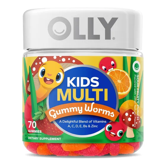 Suplemento Gusanos De Gomita Multivitamínicos De Niños Olly