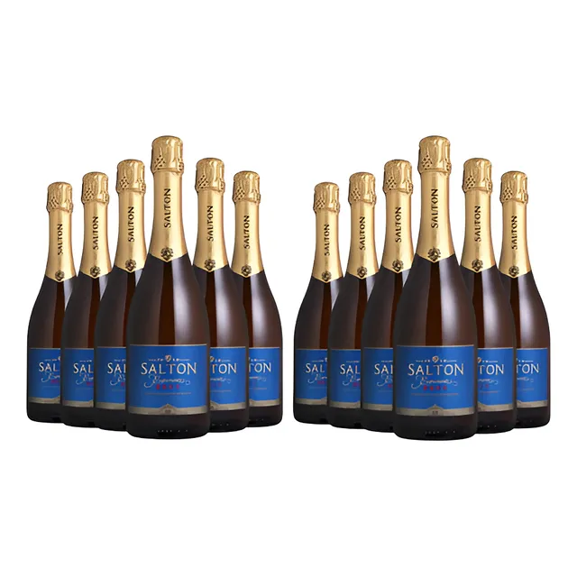 Espumante Salton Brut 750ml Nacional Kit 12 Unidades