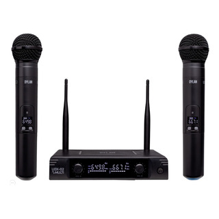 Sistema Sem Fio Dylan Udx-02 Black Multi Duplo MĂŁo 60 Canais Sistema Sem Fio Dylan Udx-02 Black Multi Duplo MĂŁo 60 Canais