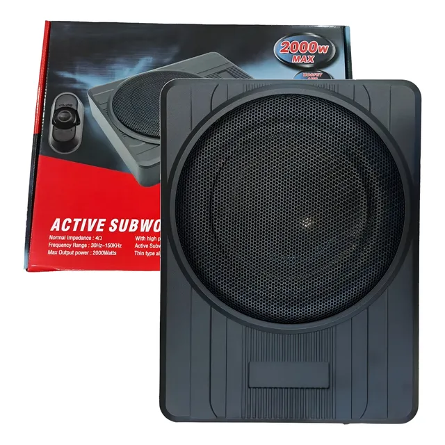 Bajo Plano Amplificado 10 Pulgadas Subwoofer 2000w Pionner