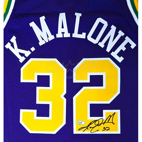 Jersey Autografiado Karl Malone Utah Jazz Mitchell & Ness