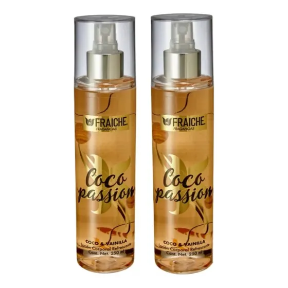 Fraiche  Bodys Corporales Coco Vainilla De 250 Ml (2 Piezas)