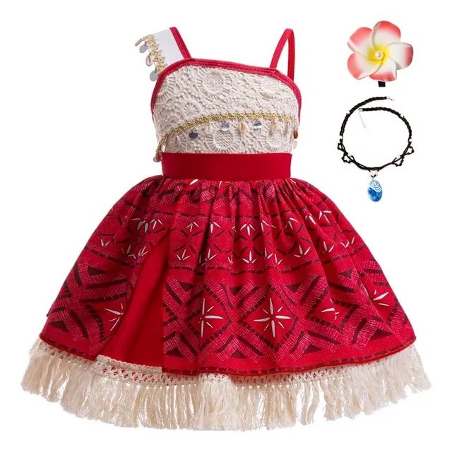 Niña Moana 2 Disfraz De Cosplay Vestido De Fiesta De Carnaval De Pascua Niños Estilo De Vacaciones De Verano Ropa De Cumpleaños Vestido De Princesa