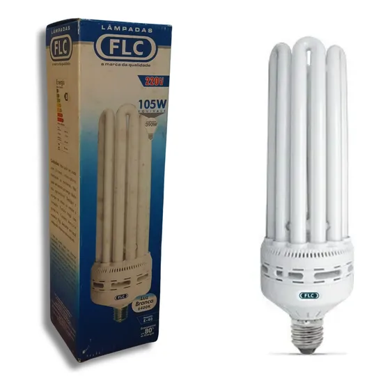 Lâmpada Flc 105w 220v 6400k E40 6u Econômica