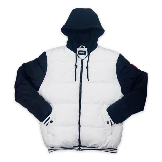 Campera Booty 80196 Hombre Puffer Capucha Desmontable