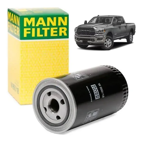 Filtro De Aceite P/ Dodge Ram 2500 5.9 Cummins Mann W950/18