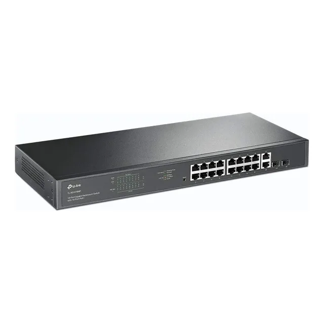 Switch No Administrable Tl-sg1218mp 16 Puertos 10/100/1000mb