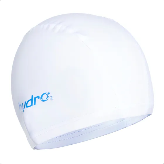 Gorra De Natación Hydro Polyflex Pu 3.0 Jr Niño Bla Color Blanco Diseño De La Tela Liso