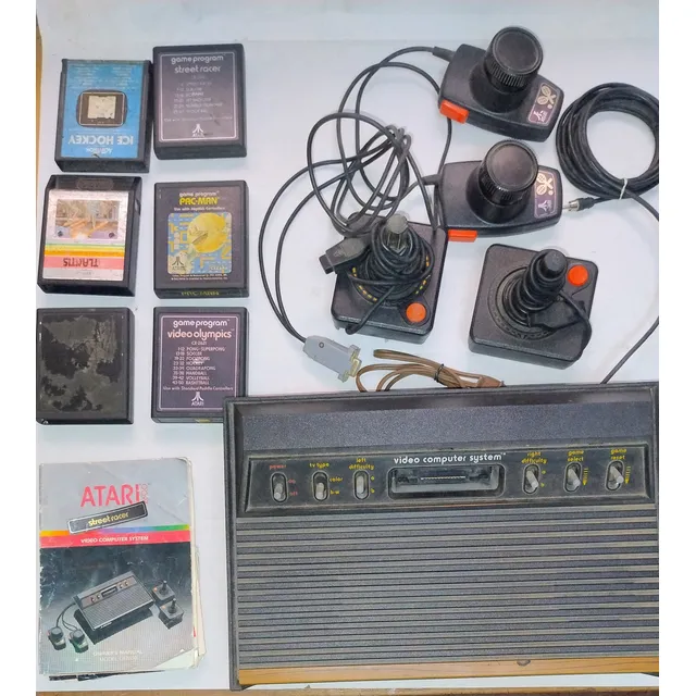 Atari 2600 Standard Modificado Para 220 Vac Con Accesorios