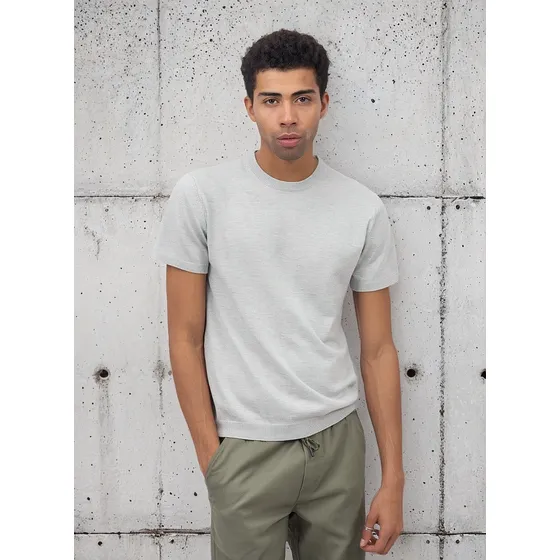 Playera Para Hombre Quarry Básica Cuello Redondo
