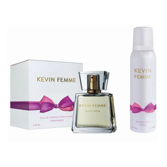 Kevin Femme Edt 60 Ml + Desodorante 123 Ml + Necesaire