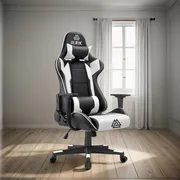 Silla Gamer De Oficina Profesional Ulrik Blanca
