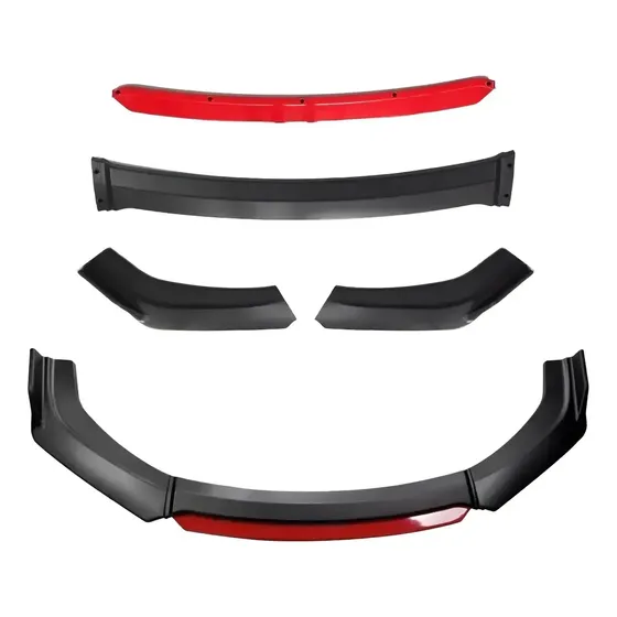 Lip Delantero Universal Para Auto 4 Piezas Spoiler