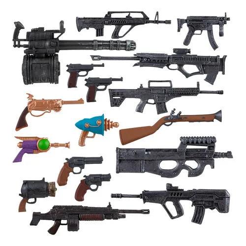 Mcfarlane Deluxe Accessory Pack Set Accesorios Guns