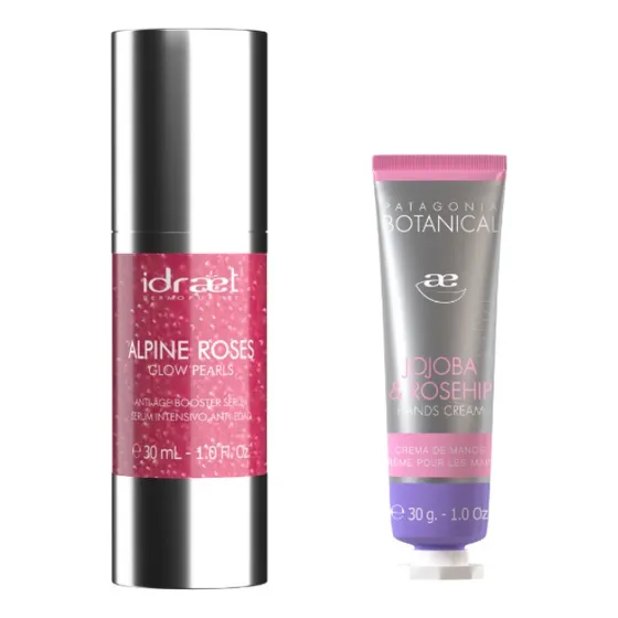 Serum Rosas Alpina Ácido Hialurónico + Crema Idraet