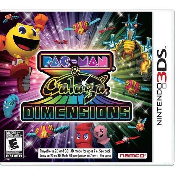 Pac-man Galaga Dimensions Nintendo 3ds *play Again*