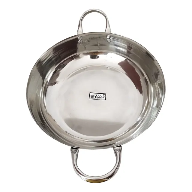 Sarten Perol  Chia De 36cm  En Acero Inoxidable  Nueva
