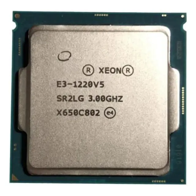 Original Procesador De Cpu Lga 1151 Xeon E3 1220 V5 De 3