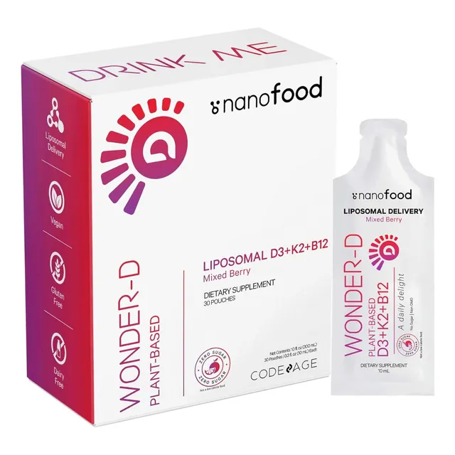 Vitamina D3 + K2 + B12 Liposomal Codeage 300 Ml Bayas