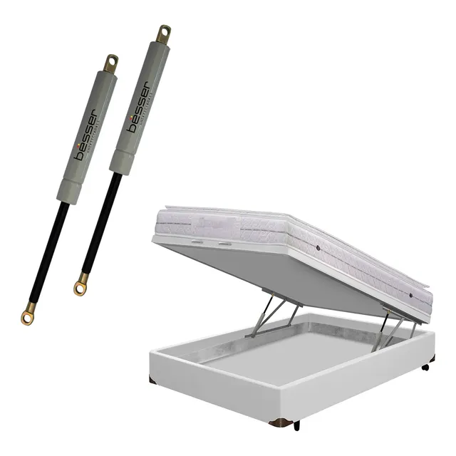 Par Amortecedor Cama Baú (box) Ortobom 100kg / 1000nw
