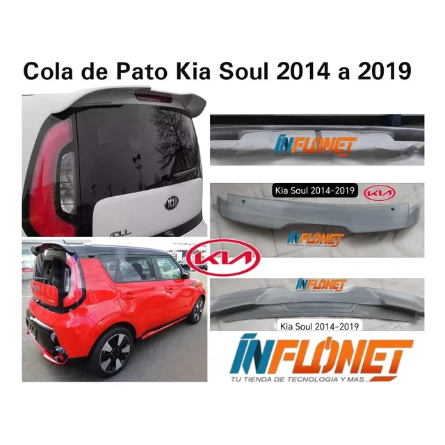 Cola De Pato Kia Soul 2014 A 2019 Nuevas Plásticas 15 16 17