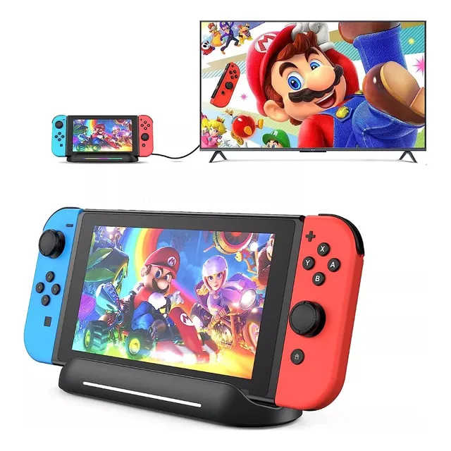 Adaptador De Base De Carga Hdmi 4k Para Oled/nintendo Switch
