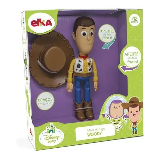 Muñeca de Woody Toy Story con sonido que dice frases - Elka