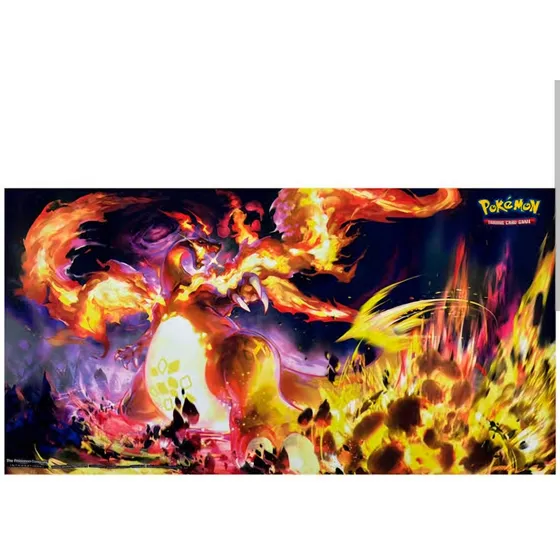 Playmat Charizard Vmax Upc Pokemon Tapete  Juego Cartas Tcg