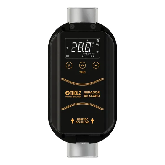 Gerador De Cloro Tholz Bivolt Thc30 Para Piscina Até 30.000l