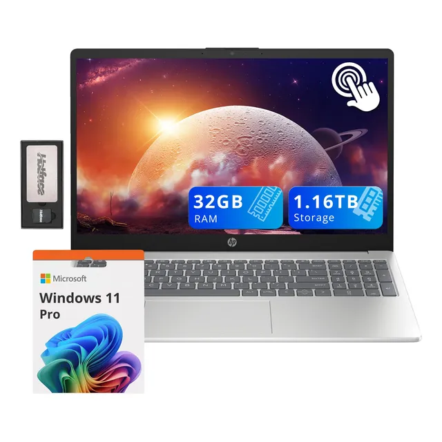 Laptop Hp Pavilion 15.6  Táctil, Intel I3, 32gb Ram, 1.16tb