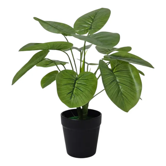 Planta Artificial Con Maceta Hojas Calidad Premium - Sheshu