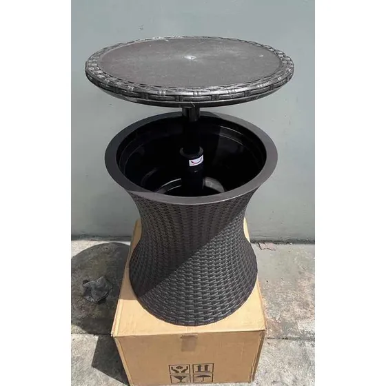 Mesa Hielera Para Patio