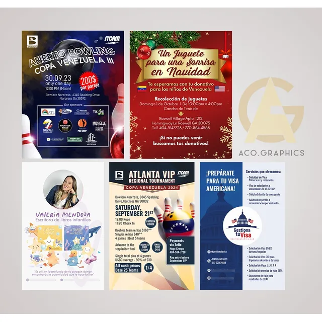 Diseño Flyers Posts Digital Grafico