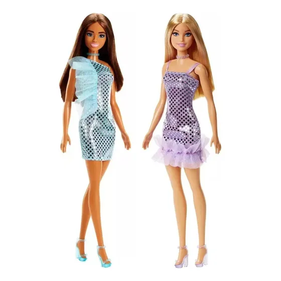 Super Combo X2 Barbie Muñecas Pack Original Mattel Colores