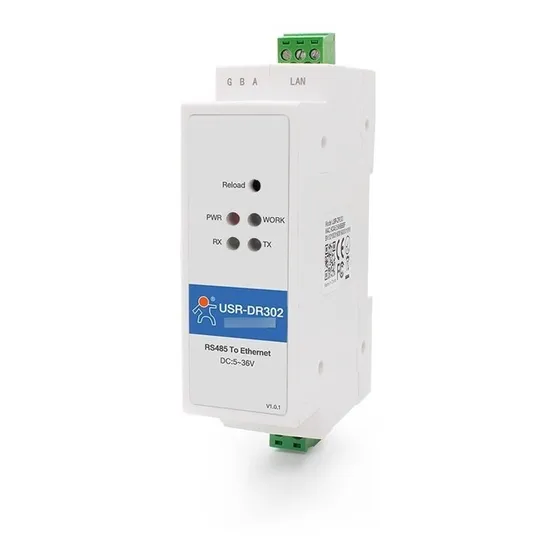 Usr-dr302 Convertidor Serial Rs485 A Ethernet Gateway Modbus