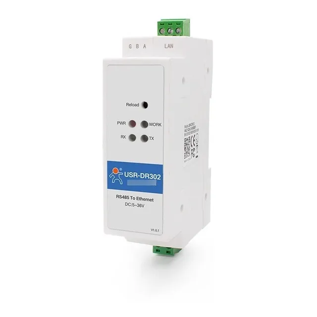 Usr-dr302 Convertidor Serial Rs485 A Ethernet Gateway Modbus