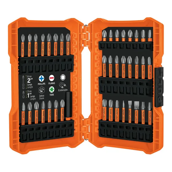 Puntas De Impacto Para Taladro Atornillador 40pzs Truper