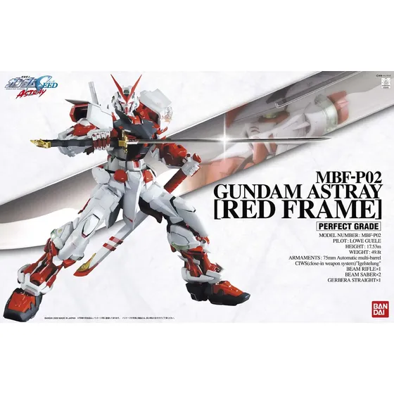 Bandai Gundam Pg Gundam Astray Red Frame