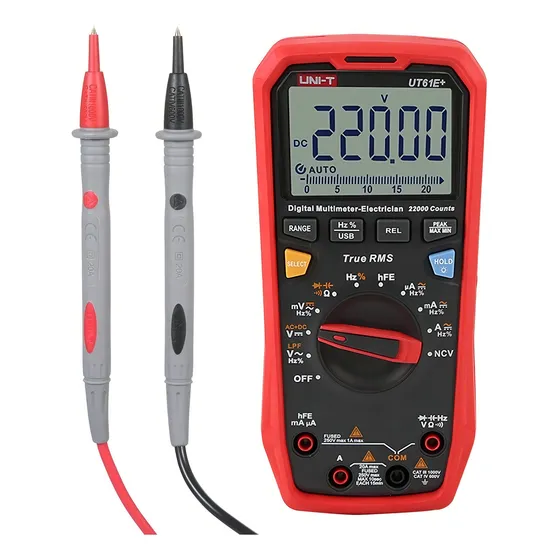 Multimetro 1000v 20a Ac/dc Ohms Faradios Hz Usb Ut61e+ Multímetro Digital