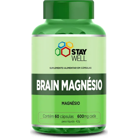 Magnésio Treonato 500mg - Matéria-prima Importada. 100% Pura - 60 Cápsulas