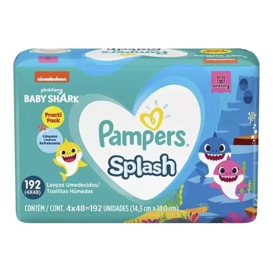 Toallitas Humedas Pampers Splash X 192