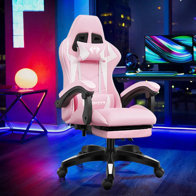 Cadeira Gamer Python Fly Reclinavel com Apoio de Pes e