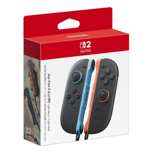 Mando Joy Con (l/r) Rojo / Azul Para Nintendo Switch 2