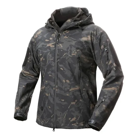 Campera Tácticas Camufladas Impermeables Multicam Black