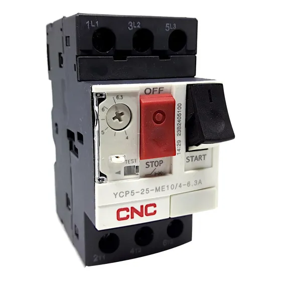 Disyuntor de motor CNC Ycp5-25-me10 4-6.3a - Marca Ycp