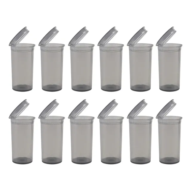 Paquete De 12 Botellas Vacias De Plastico Para Pildoras Con