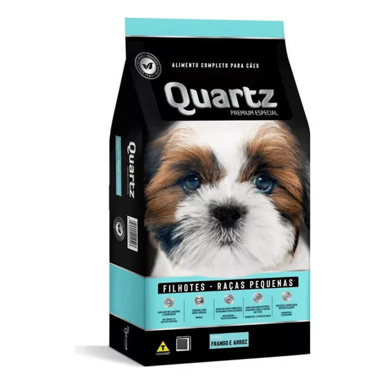 Quartz Ração Para Cães Filhotes Raças Pequenas 15kg