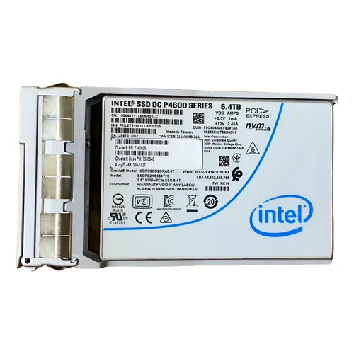 Disco Sólido Interno Intel D3-s4610 Series Ssdsc2kg019t8 1.92tb